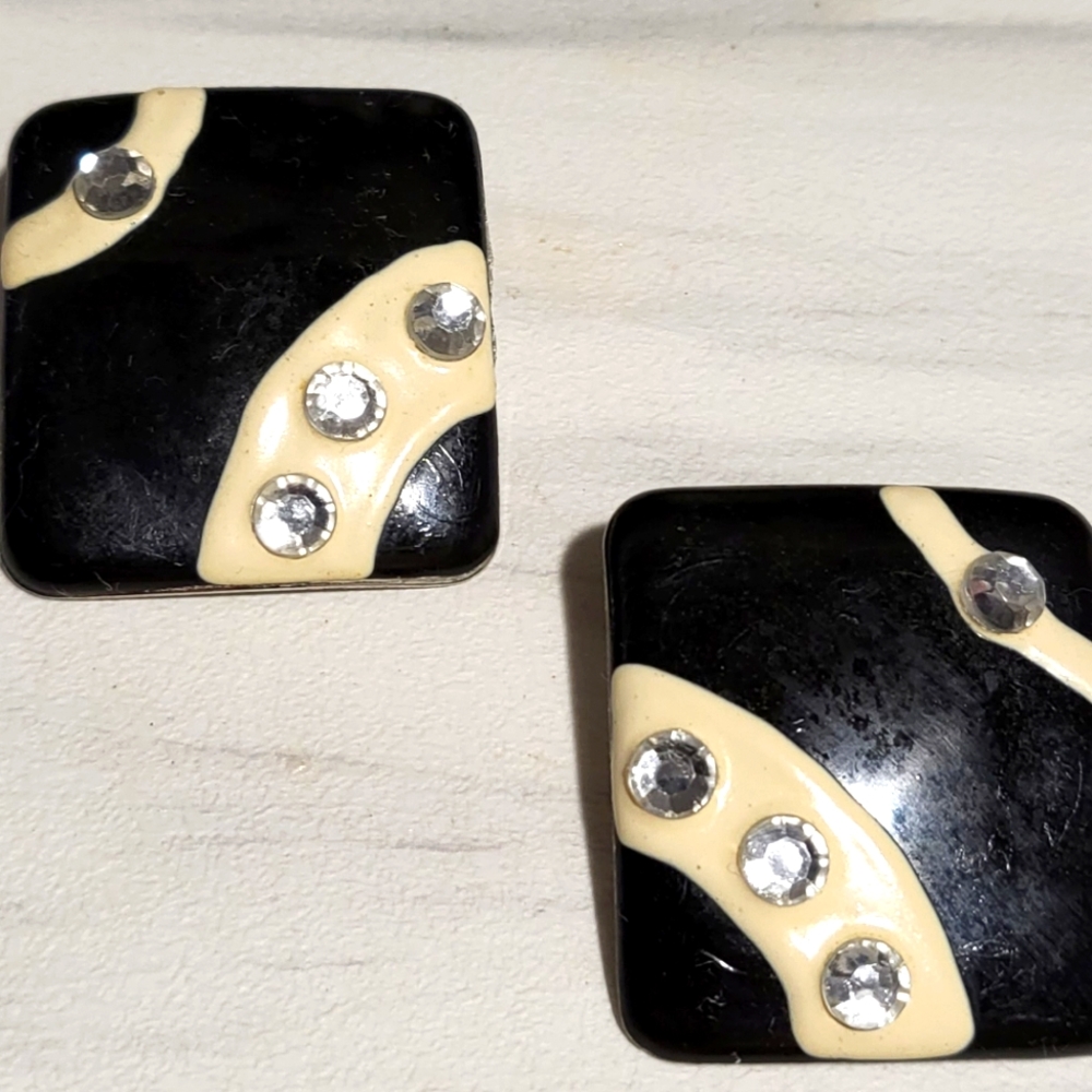 Vintage 80's style‎ earrings